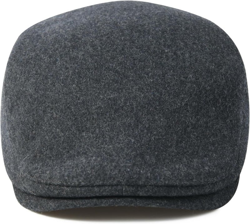 FEINION Men Wool Blend Flat Cap Tweed Newsboy Ivy Hat - Image 4